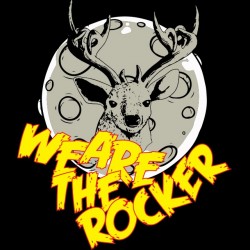 tee shirt we are the rocker black sublimation