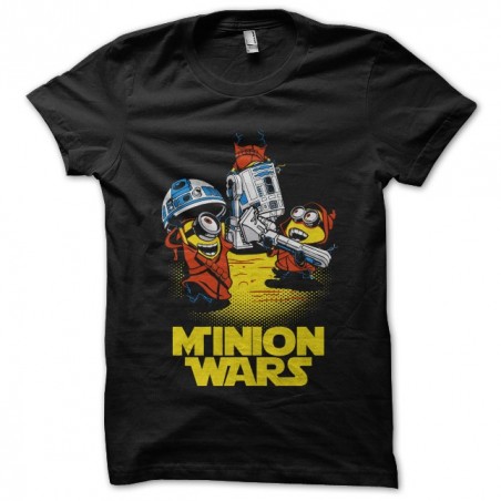 t-shirt minion wars black sublimation