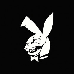 Playboy parody donnie darko Noir sublimation t-shirt