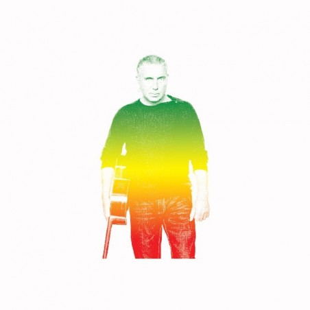 Bernard Lavilliers rasta gradient white sublimation t-shirt