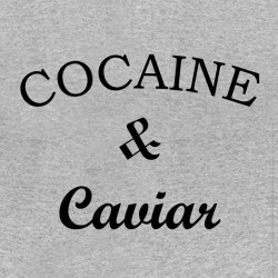 cocaine t-shirt and gray caviar sublimation