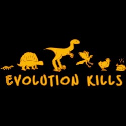 evolution kills black sublimation t-shirt