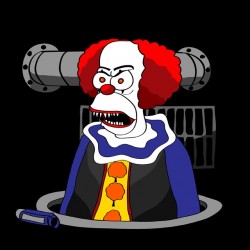 tee shirt Krustywise The Clown parodie crusty le mechant clown sublimation