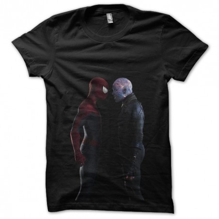 tee shirt movie spiderman 2 vs electro black sublimation