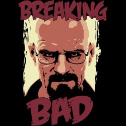 tee shirt breaking bad heisenberg portrait  sublimation