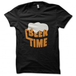 tee shirt beer time black...