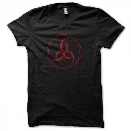 t-shirt logo 666 black sublimation