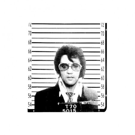 Tee shirt Elvis Presley under arrest  sublimation