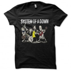 tee shirt system of a down...