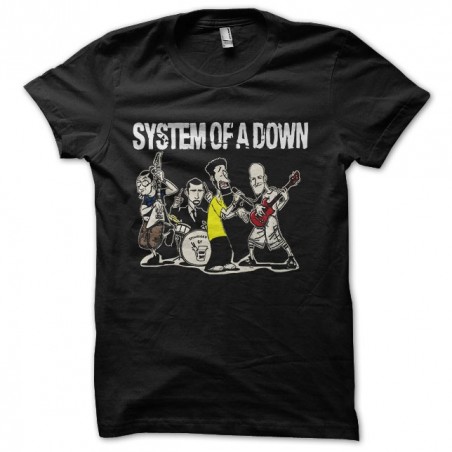 t-shirt system of a down fashion lascars black sublimation
