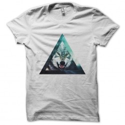 sublimation white wolf tee...