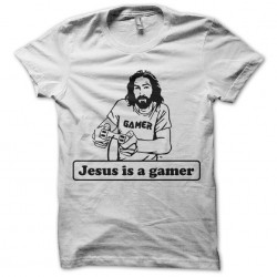 tee shirt jesus is a gamer  sublimation