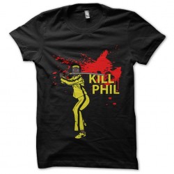 tee shirt michonne kill phil parody kill bill black sublimation