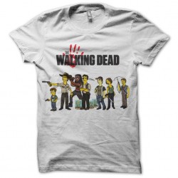 Tee shirt the walking dead version simpsons  sublimation