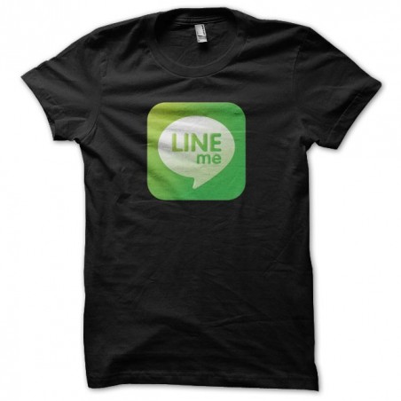 Tee shirt Geek Line Me parodie Line App  sublimation