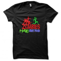tee shirt Zombies hate fast food  sublimation
