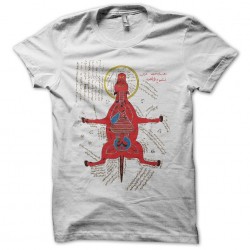 T-shirt Cheval Anatomy white sublimation