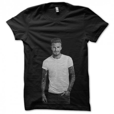 David Beckham shirt black sublimation