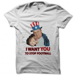 tee shirt Pierre Menes I want you to stop football  sublimation