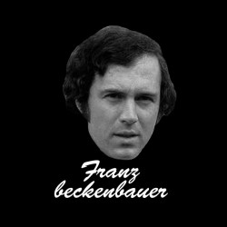 t-shirt franz beckenbauer black sublimation