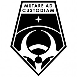 tee shirt Mutare ad custodiam logo  sublimation