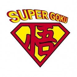 tee shirt superman white goku sublimation