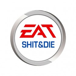 tee shirt Eat shit and die parodie ea sports  sublimation