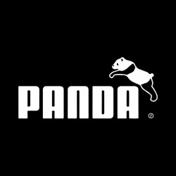 tee shirt Panda parody puma black sublimation