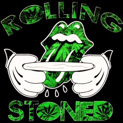tee shirt Rolling Stoned parodie rolling stone  sublimation