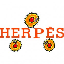 tee shirt Herpes parodie...