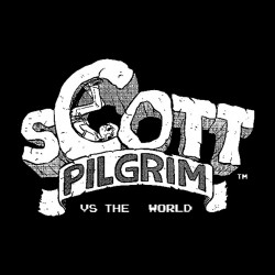 t-shirt scott pilgrim vs the world black sublimation
